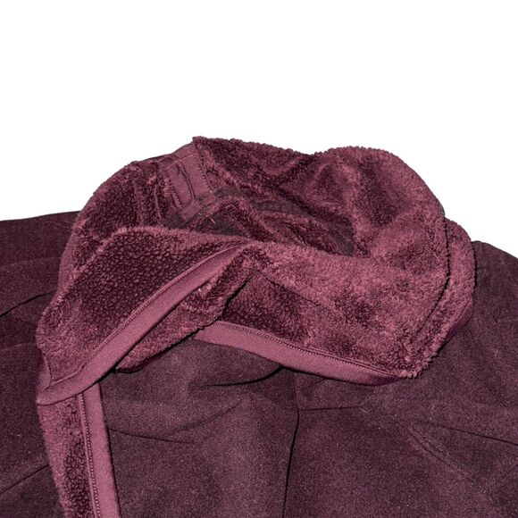 Lululemon Presence Of Mind Jacket Womens Size 4 Bordeaux Drama Fleece Zip Sleeve - Picture 4 of 7